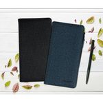 Guy Laroche Passport Binder Note & Pen Set | Slim Travel Organizer | Wallet & Notebook | 2 Colors _ Made in Korea